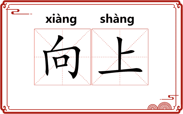 向上