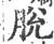 脱(印刷字体·宋·广韵)